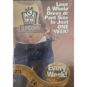 Ab/Core Workout DVD "Size a Week Slim Down" DISC & COVER Brand New- Sealed.